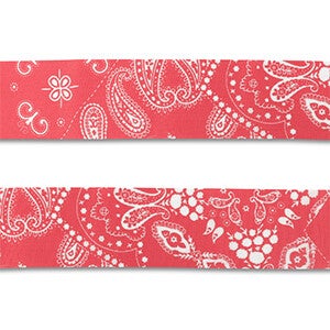 Bandana Dark pink - White