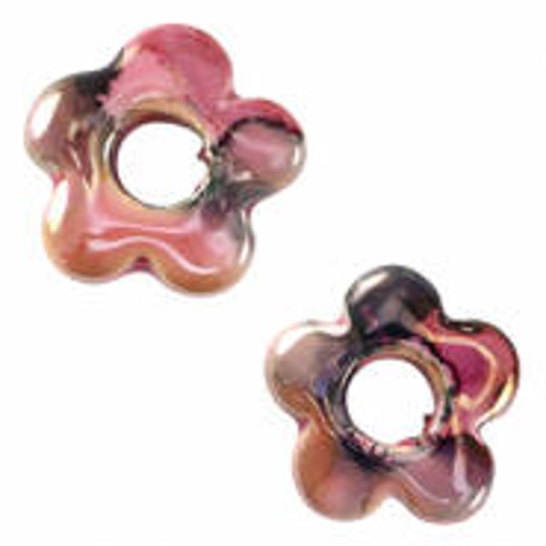 Keramiek flower rose black