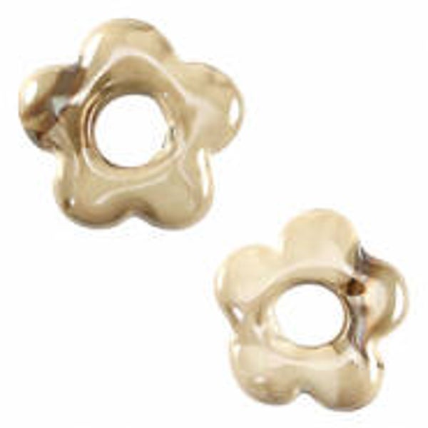 Keramiek flower cute greige