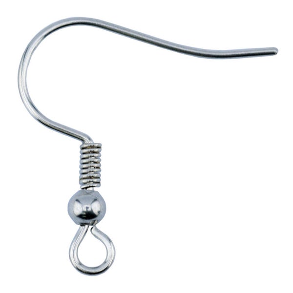 Beadalon stainless steel oorhaakjes zilver 20 stuks