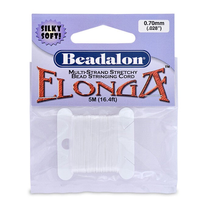 Beadalon elonga elastisch rijgdraad 0,7mm 5 meter