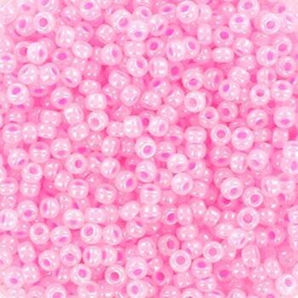 Miyuki rocailles 11/0 - Ceylon soft baby pink 11-518