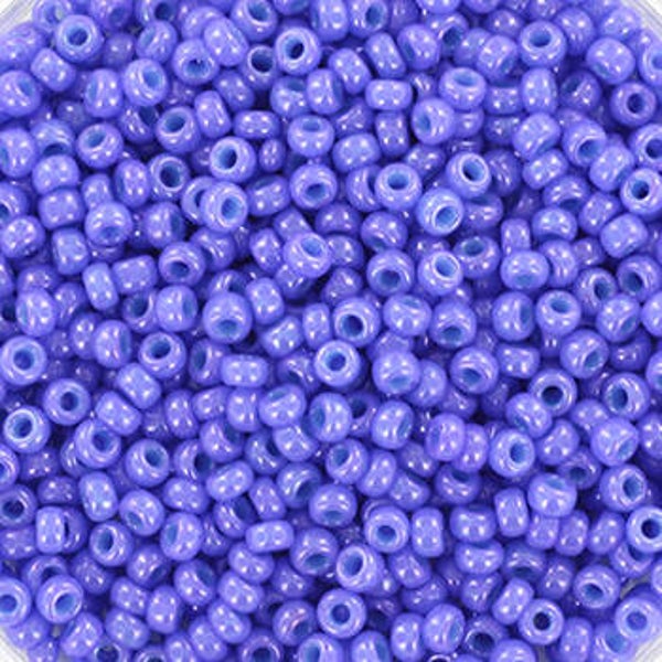 Miyuki rocailles 11/0 - opaque dyed bright purple 1477