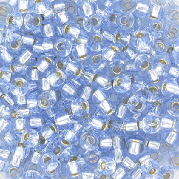 Miyuki rocailles 8/0 - silverlined light sapphire 2430