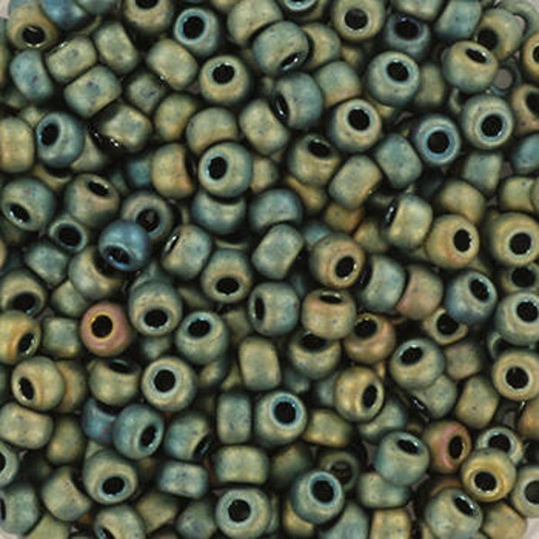 Miyuki rocailles 8/0 - metallic matte iris patina 2008
