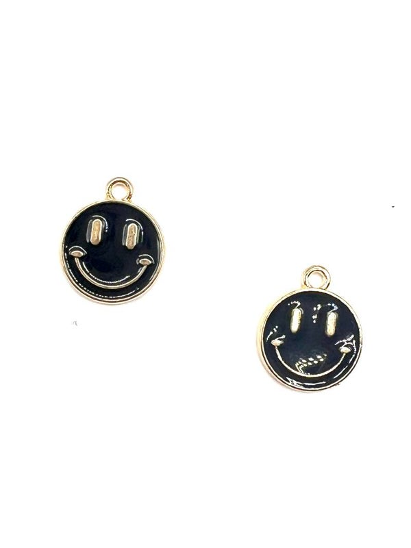 Bedel smiley Zwart