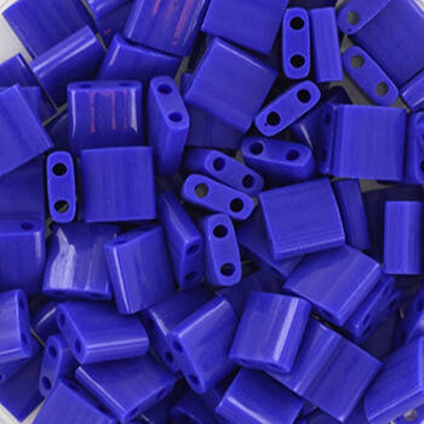 Miyuki tila 5x5mm opaque cobalt