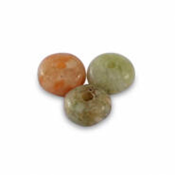Natuursteen Rondellen 4mm mixed brown