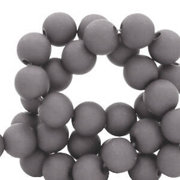 4mm Acrylkralen Old grey