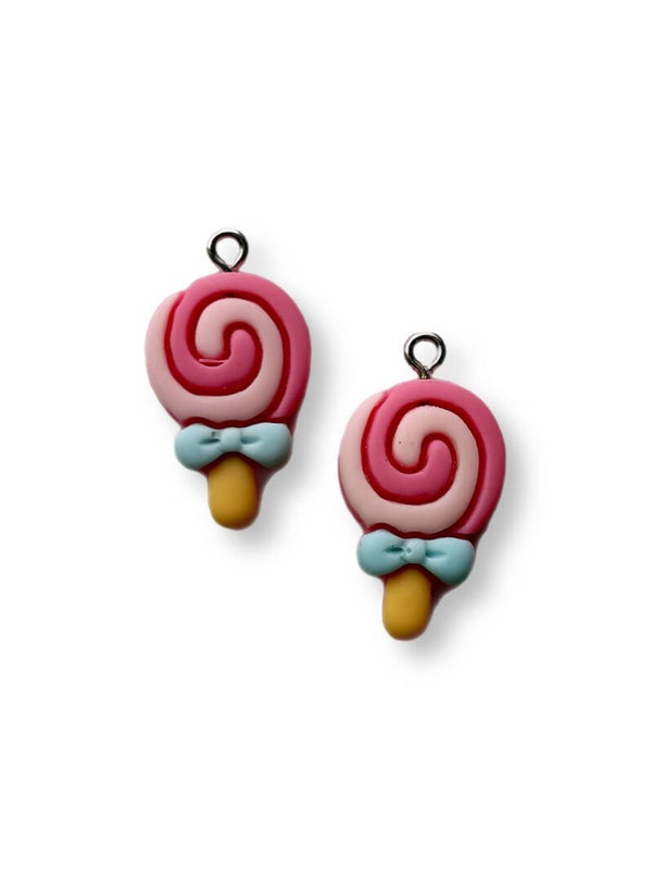 Bedel/hanger lolly roze