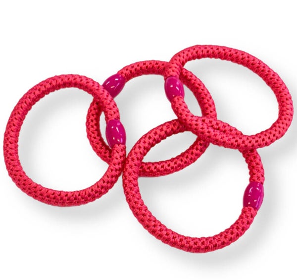 Elastiek donker roze