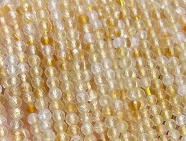 Natuursteen kralen 2mm citrine