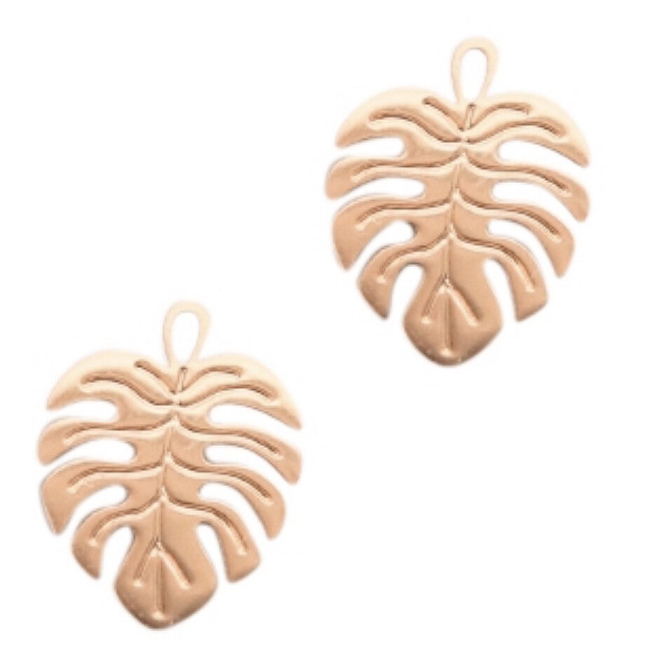 Bohemian hanger blad Rosegold