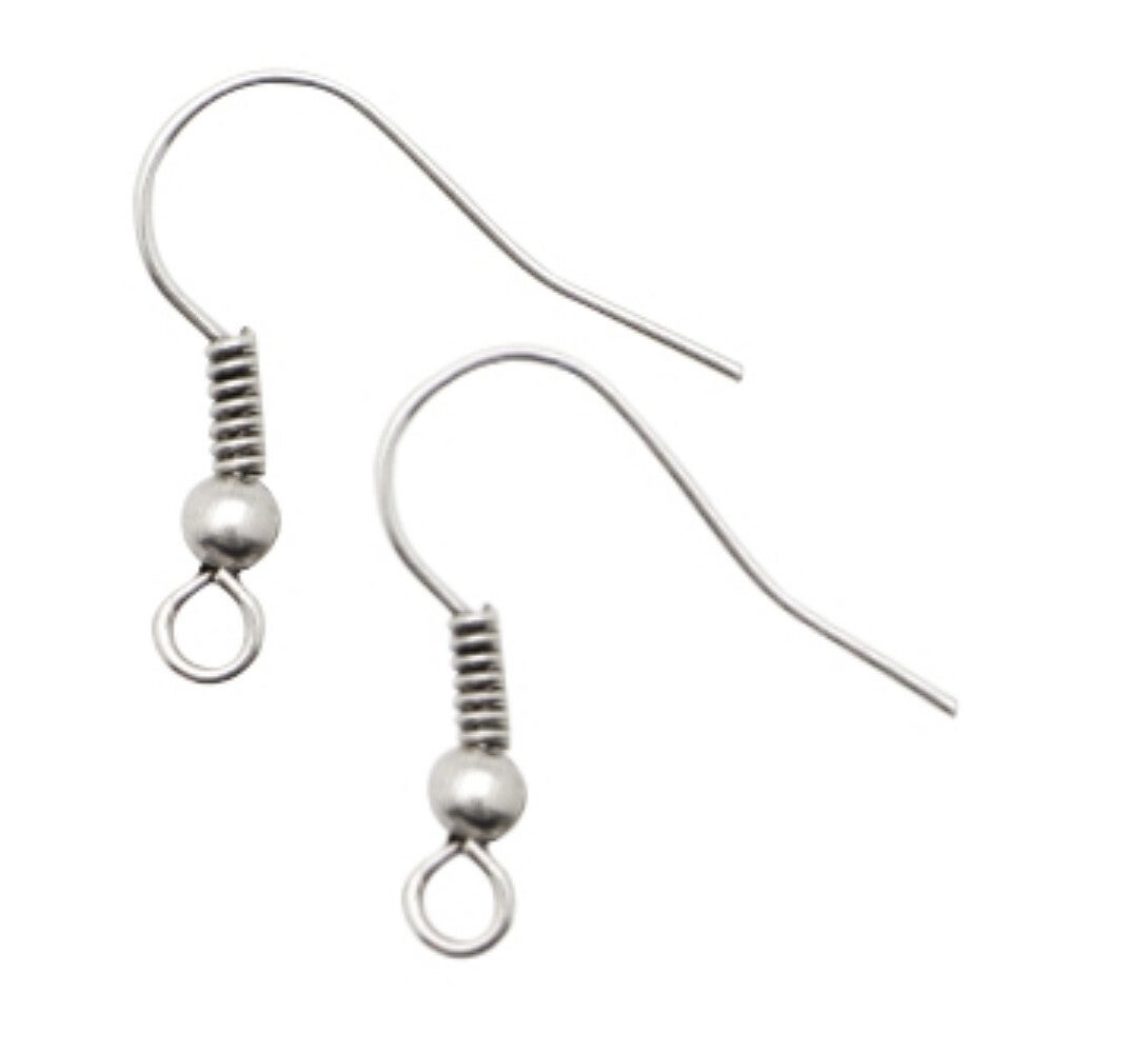 DQ oorhaakjes antiek zilver.