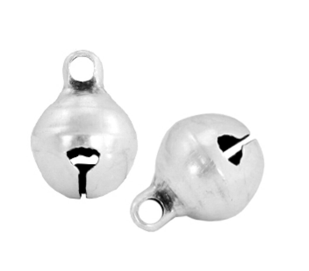 DQ Bedel / hanger Belletje zilver 6mm