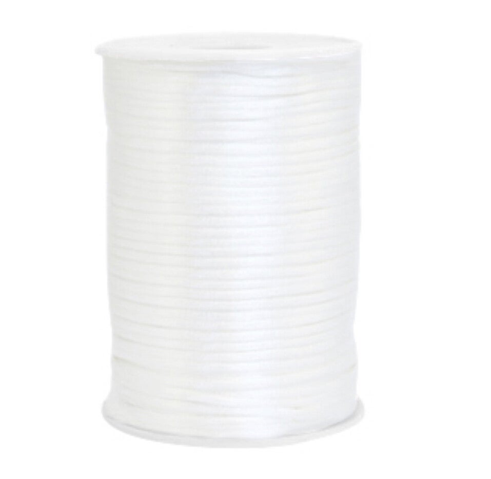 Satijnkoord 2,5mm Ivory White