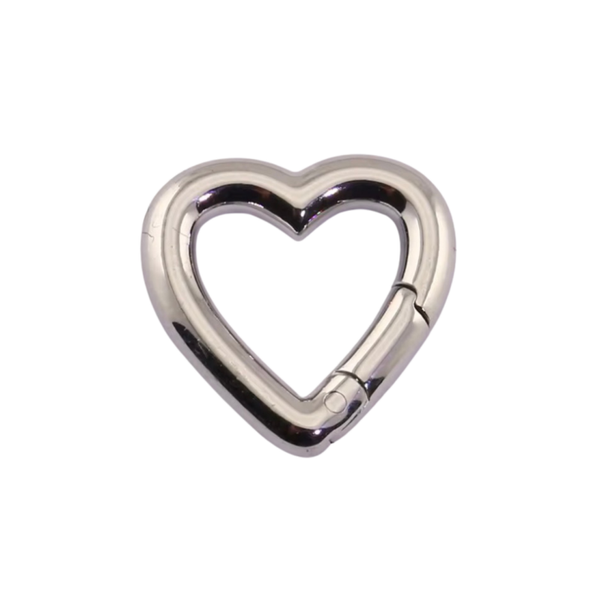Stainless steel - Karabijnhaak Hart