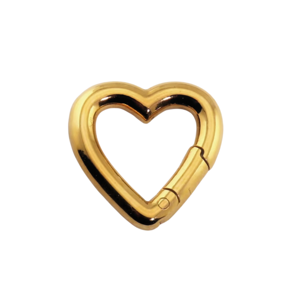 Stainless steel - Karabijnhaak Hart