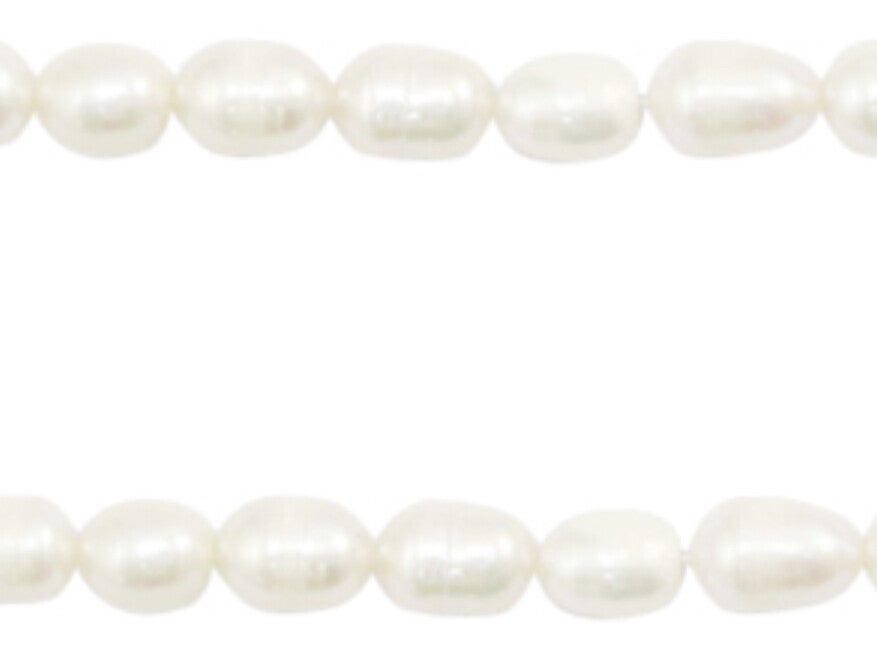 Zoetwater parels rice natural white 8x7