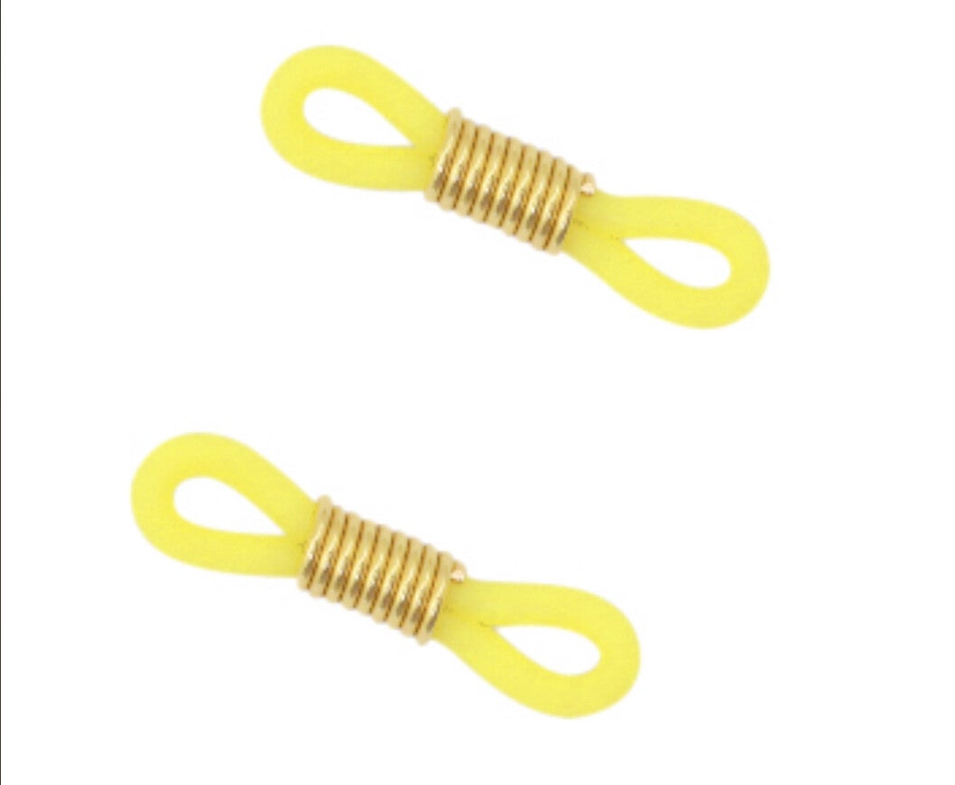 Brillen koord eindje yellow-gold