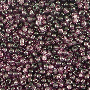 Rocailles Transparant Dark Purple 2mm