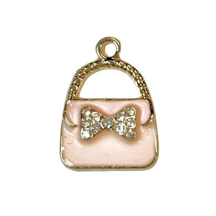 Bedel handtas - licht roze goud