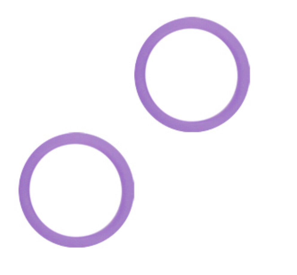 Elastiek eindjes purple