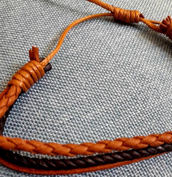 Pulsera de Cuero Auténtico