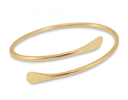 Pulsera Espiral color Dorado