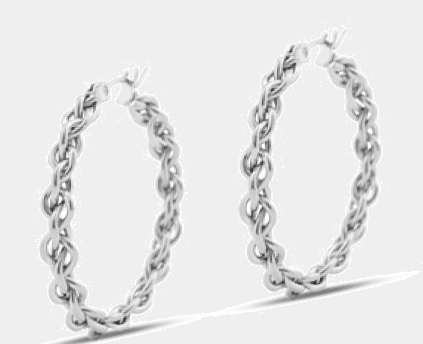 Pendientes Tipo Argolla Waterproof