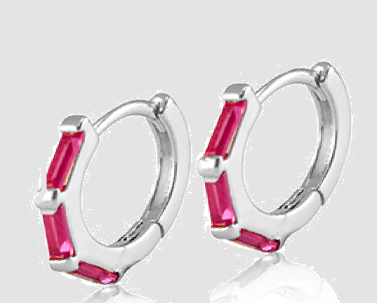 Pendientes estilo argollas pequeñas