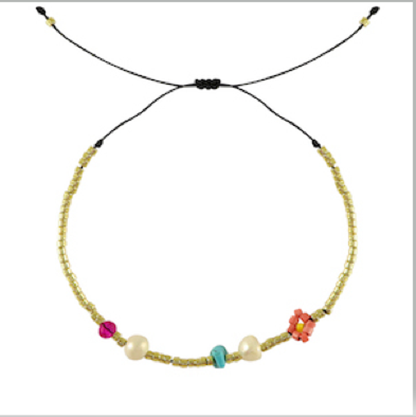 Pulsera Ajustable con Perlas