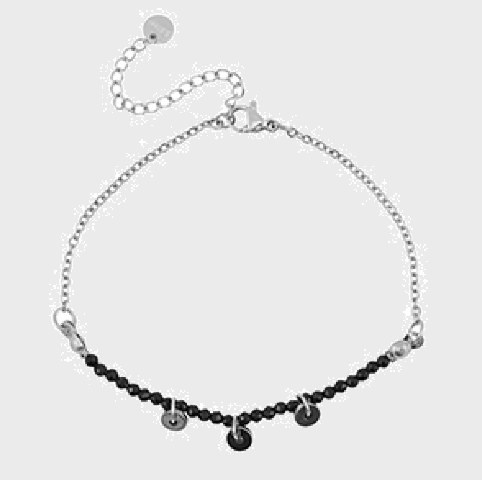 Pulsera Acero Inoxidable Color Negro.