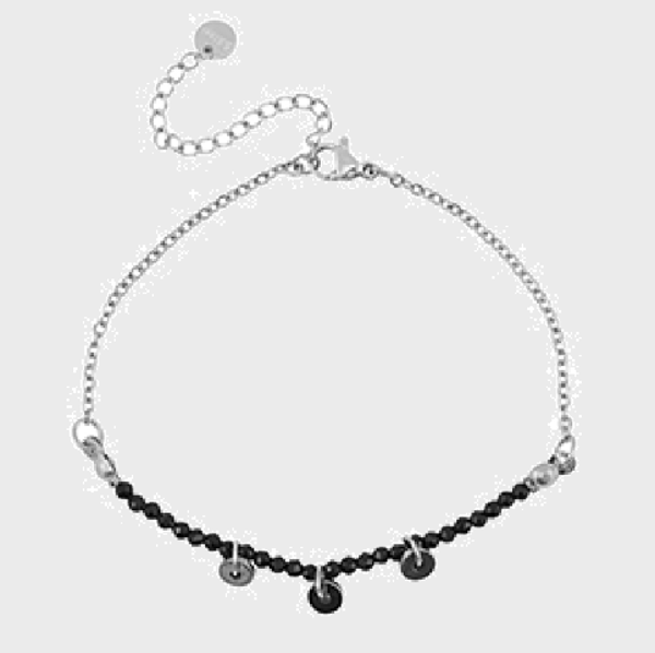 Pulsera Acero Inoxidable Color Negro.