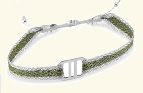 Pulsera Cinta con entrepieza Acero Inoxidable