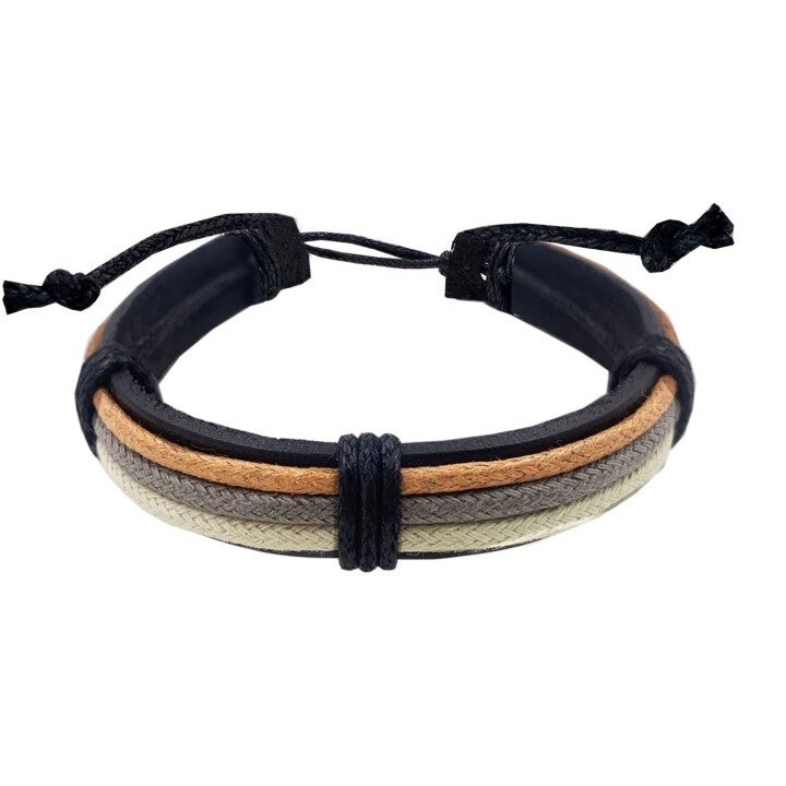 Pulsera de Cuero Vintage 3 Colores