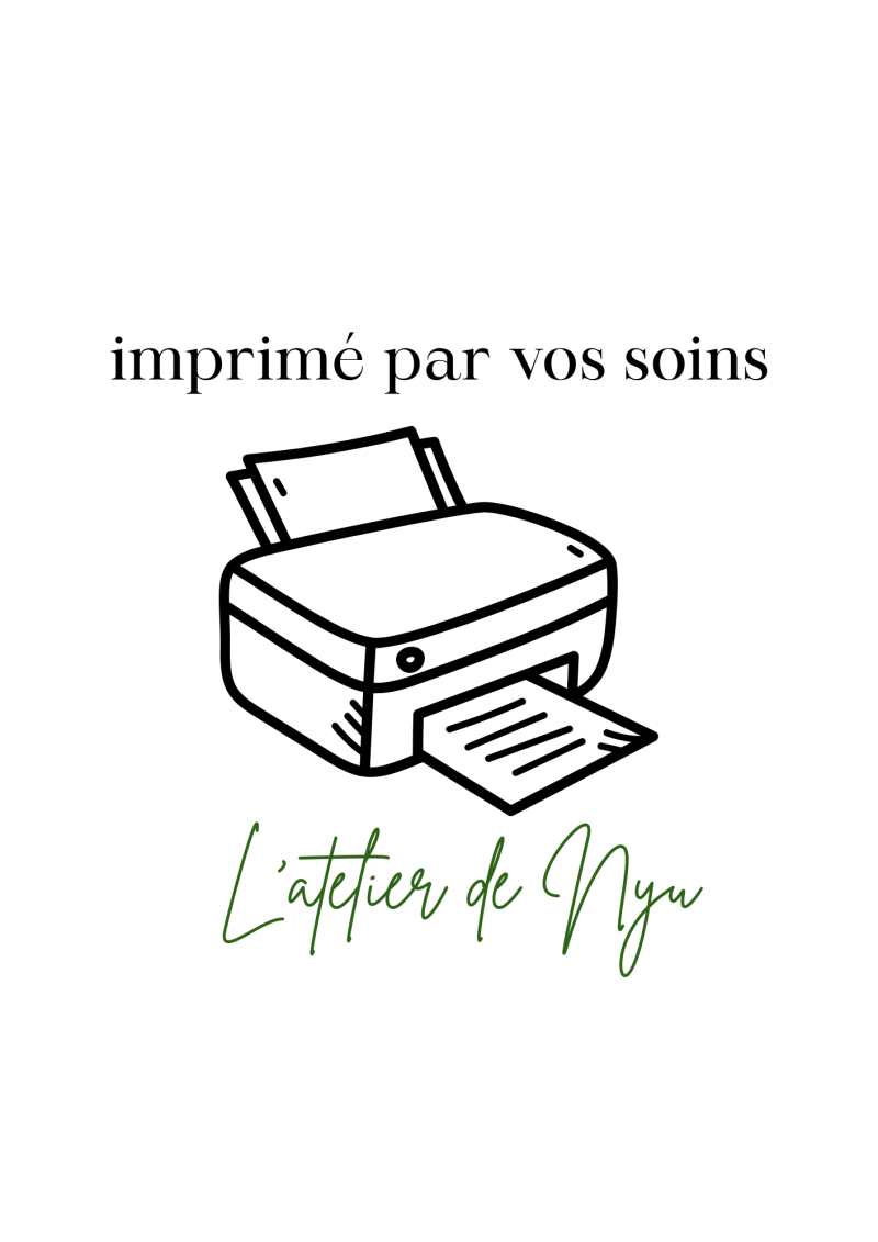 Affiche naissance en version dématérialisé