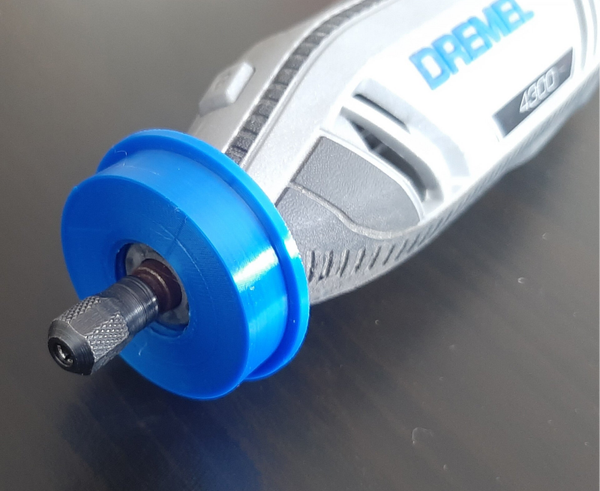 43 mm Adapter Dremel Kunstoff mit Bund Bohrständer Aufnahme oder Multischleifer