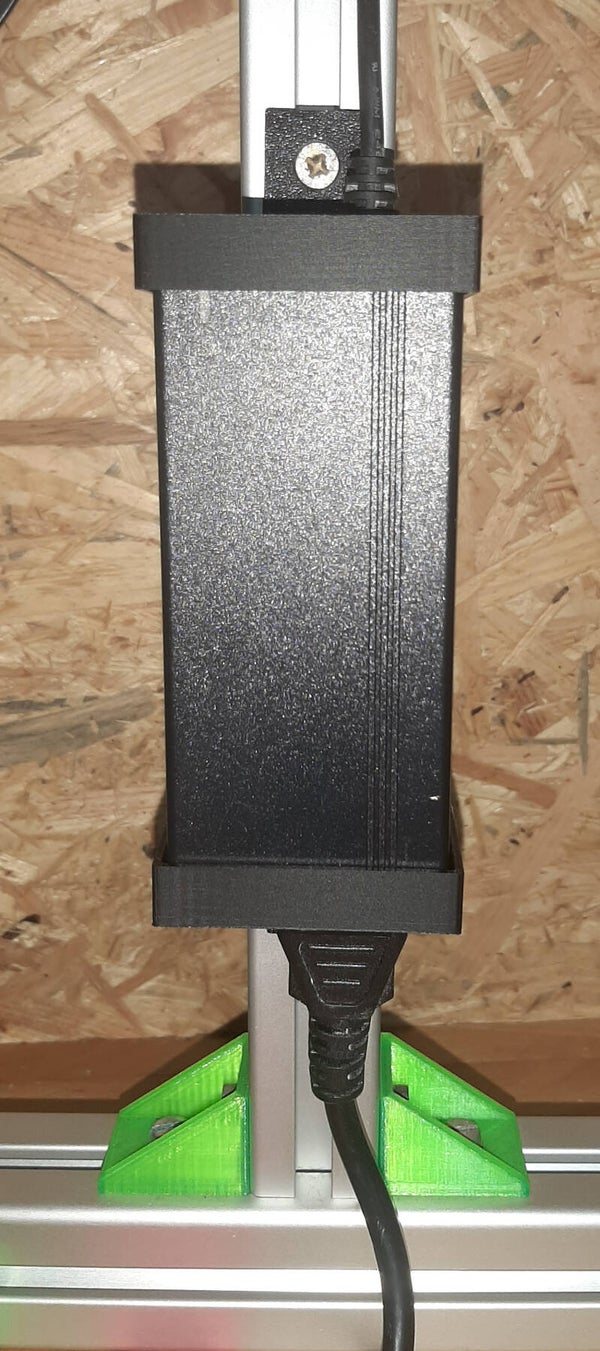 Universal Netzteil Halter für Aluprofil, Netzteil 50x32 mm , Aluprofile Zubehör