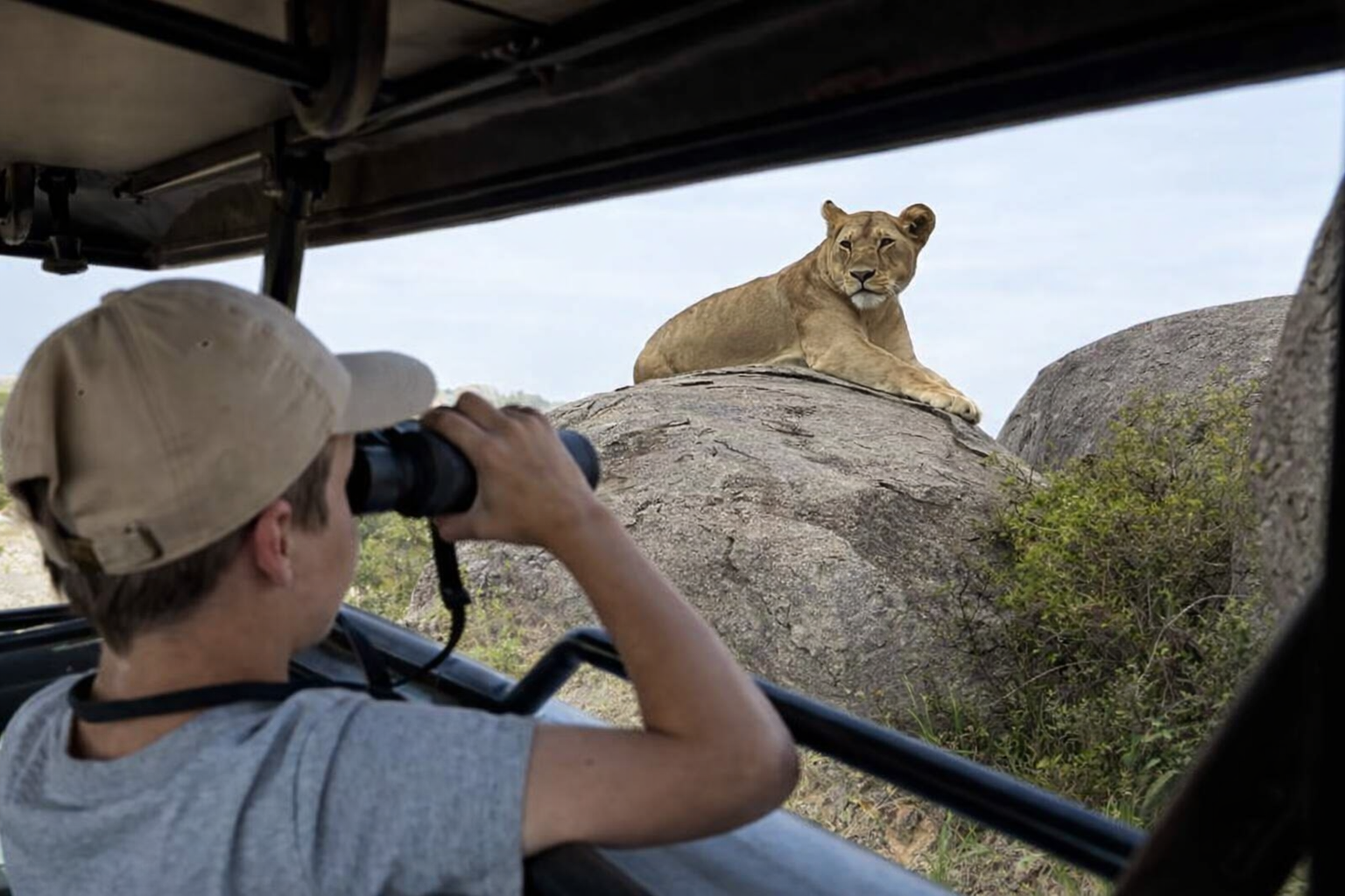 family safari with young children