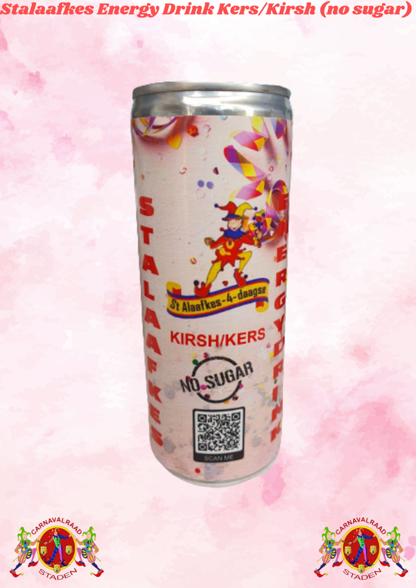 Stalaafkes Energy Drink Kers/kirsh (no sugar)