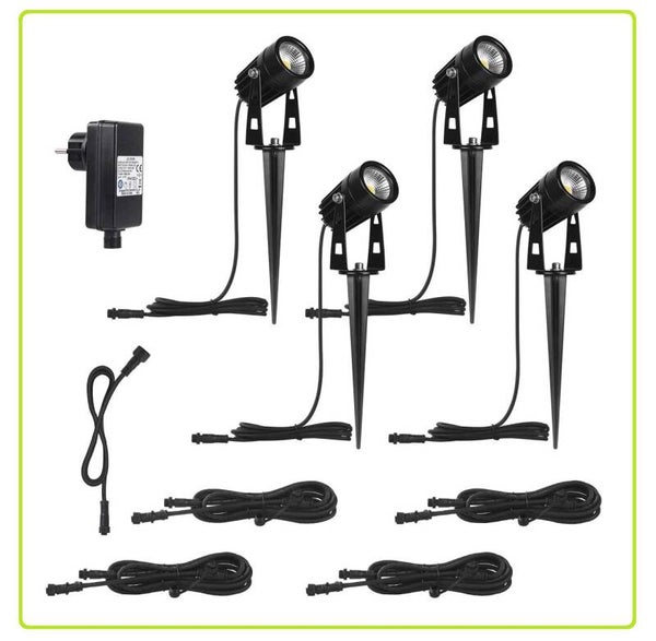 3W LED tuinspot set vanaf 4 stuks