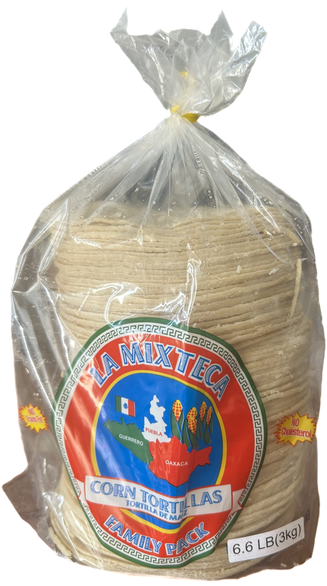 TORTILLAS DE MAÏS – FORMAT FAMILIAL (3 kg)