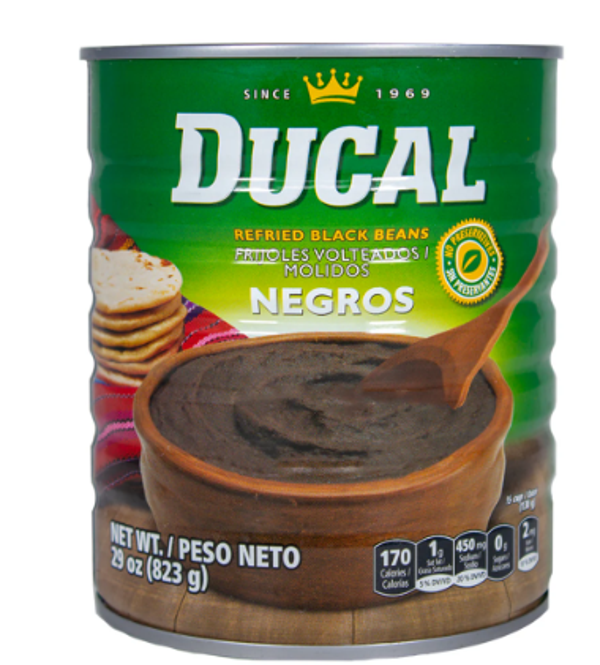 Ducal – Haricots noirs / rouge frits (moulus)