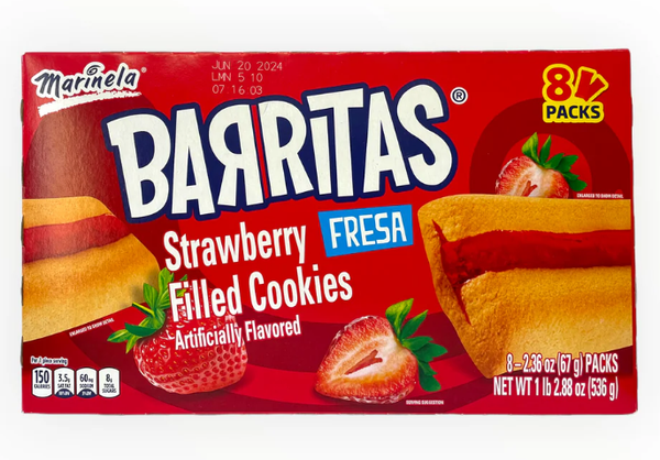 Marinela – Barritas Fraise (8 paquets)