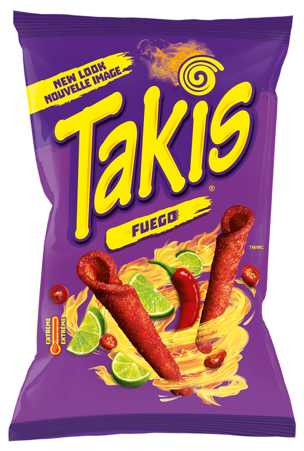Takis Fuego – Rouleaux de maïs saveur piment et lime