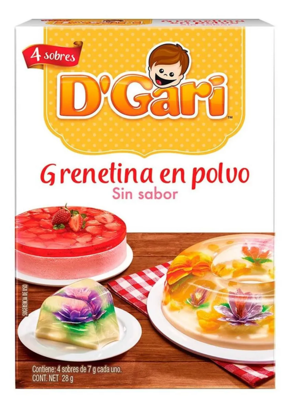 D’Gari – Gélatine en poudre sans saveur (28 g)