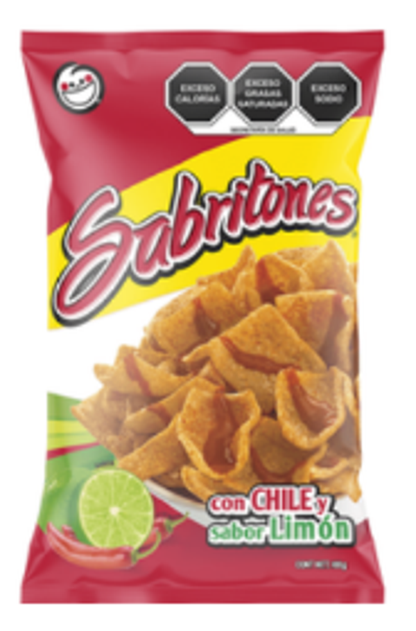 Sabritones – Chips de maïs au chili et citron