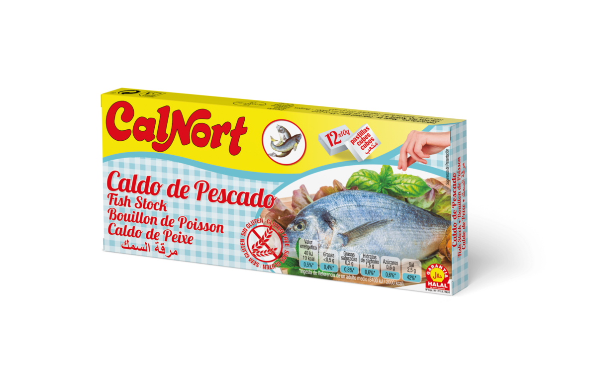 CalNort - Bouillon de poisson en cubes 12x10g