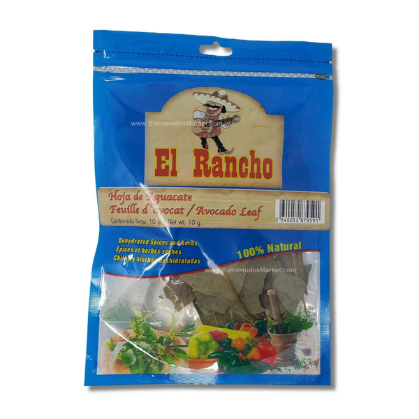 El Rancho – Feuilles d’avocat séchées (Hoja de aguacate) 10 g